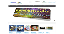 Desktop Screenshot of janielectronics.com