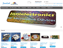 Tablet Screenshot of janielectronics.com